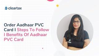 Aadhaar PVC Card I How to Order I Cost | Status Check | Benefits Of Aadhaar PVC Card