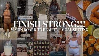 FINISH THE YEAR STRONG + november reset  | monthly vision board, 2024 goal setting for DREAM life