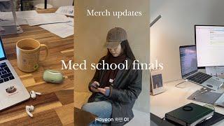 ‍New year updates, MED SCHOOL FINALS season | 런던 의대생 브이로그