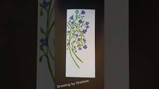 Flowers drawing easy #shorts #art #artist #goneviralshorts #libianca @drawingbyshahela
