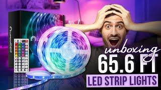 Lumoonosity Led Strip Light 65.6 Ft Unboxing