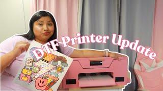 PINK DTF PRINTER UPDATE | LET'S MAKE A DTF TRANSFER