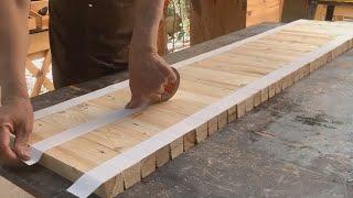 Super Beautiful And Creative Coffee Table Design // Project From Cheap Wooden Pallets