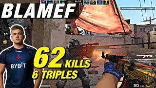 blameF mirage game (62 kills, CRAZY GAME ) CSGO blameF POV