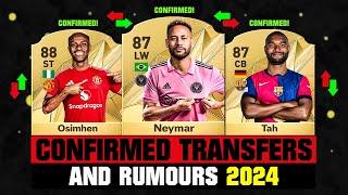 FIFA 25 | NEW CONFIRMED TRANSFERS & RUMOURS!  ft. Neymar, Osimhen, Tah... etc