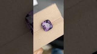 NATURAL GRAYISH PURPLE SPINEL GEMSTONE #gemstone #spinel #purple_spinel #cgt