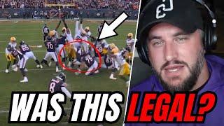 Long Snapper BREAKS DOWN Bears Blocked Field Goal Vs Packers