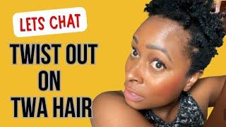 Moving On, hair update since NO OILS NO BUTTER  & curly cuts hair damage & how to style TWA  ‼️