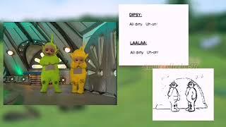 Teletubbies - Script to screen "Dirty Knees"