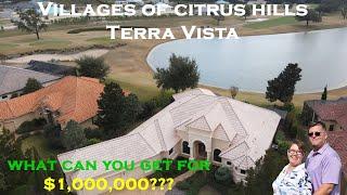 Property Tour $1,000,000 home in Bellamy Ridge of Terra Vista Citrus Hills Citrus County Florida