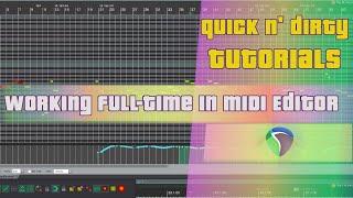 Working full-time in the MIDI Editor (REAPER Community Questions)