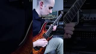 An epic shred guitar solo #shorts #guitar #guitarist #guitarlesson #shredguitar #metal #music