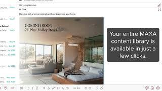 Connect MAXA Designs with Cloze for beautiful and powerful email marketing
