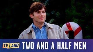 Walden’s Christmas Tree Lot Job Interview | Two and a Half Men | TV Land