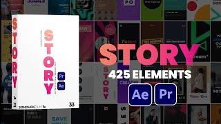 Story Pack V2 Demo | 400+ Instagram Templates for After Effects & Premiere Pro