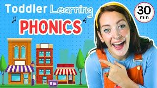 Learn Alphabet Letters & Sounds (F-J) | Play, Sing & Learn to Talk | Signs & Songs | Toddler Video