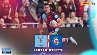 Highlights: Harlequins v Bath - Rodrigo Isgró's brace on debut not enough for Quins.