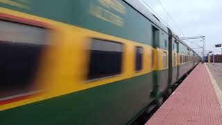 Garib Rath express at full speed       (puri - yesvantpur)