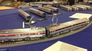 Walthers MetroLiner In Action At The Amherst Railway Show On TrainWorldTV!