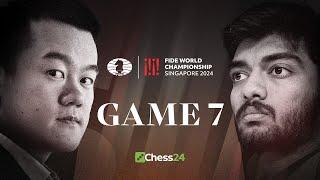 GUKESH vs. DING! FIDE WORLD CHAMPIONSHIP 2024 Game 7 | Will It Be Decisive?