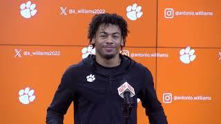 Antonio Williams on WR matchup with NC State: ‘They got guys, but we do too’