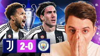 Manchester City OUT Of Champions League? ! Juventus 2-0 Manchester City Match Reaction!