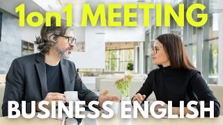 "For Effective 1-on-1 Meetings" Business English Conversation | Business English Learning