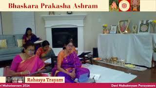 Devi Mahatmyam Parayanam by BPA Disciples, Live from Texas, Sarada Navaratri Mahotsavam 2024