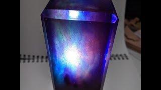 Galaxy Resin and Wood Lamp! My Best yet!?