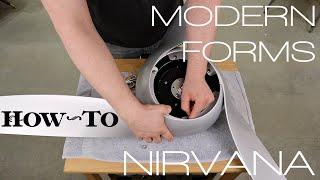 How To Install A Ceiling Fan | Modern Forms Nirvana Smart Fan