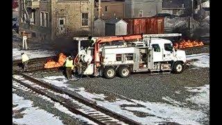 Tracks on Fire - Heating the Rail in Extreme Cold