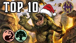 MTG TOP 10: Cards That Cost RG  | The Christmasiest Mana Cost of All! | Magic: the Gathering