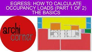 AC 010 - Egress: How to Calculate Occupancy Loads (Part 1 of 2) - The Basics