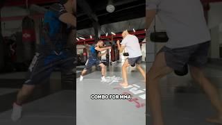 Эффективная комбинация в ММА от Мастера спорта. Тренировки по ММА