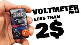 Making a mini voltmeter less than 2$