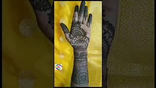 New stylish and beautiful mehndi design #arabic #mehndi #kavita sahani craft creation #shorts video