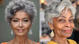 25 Stylish & Flawless Short Natural Haircuts for Black American Women Over 50 in 2024