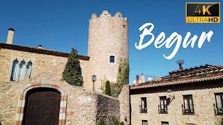 Un paseo por Begur pueblo Costa brava 4K