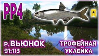 РР4 ВЬЮНОК ТРОФЕЙНАЯ УКЛЕЙКА /  РУССКАЯ РЫБАЛКА 4 РЕКА ВЬЮНОК ТРОФЕЙНАЯ УКЛЕЙКА / RF4 TROPHY BLEAK