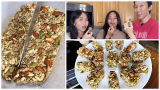 Yummy Homemade Snack Bars! | Janet and Kate