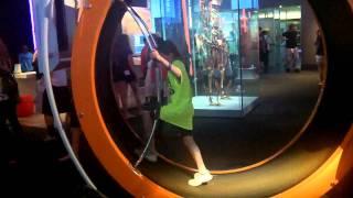 Robyn in the hamster wheel