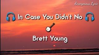 🪕 In Case You Didn't No - Brett Young     🪕CountryMusic