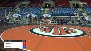 2018 USMC-USAW Cadet & Junior GR Nationals/Cadet 138 Round Of 32 - Luke Mechler (WI) Vs. Joshua He