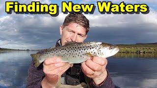 Exploring new stillwaters - Fly fishing for brown Trout on the float tube