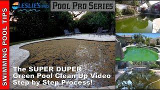 The SUPER DUPER Green Pool Clean Up Video: The Only Green Pool Video You Will Need to Watch!