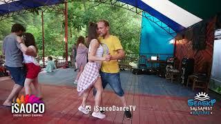 Aleksandr Makarenko and Nataliya Gurina Kizomba Dancing at Seasky Salsafest Batumi, Friday