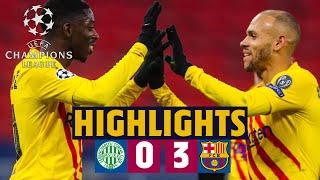  GRIEZMANN, BRAITHWAITE, DEMBÉLÉ GOALS | Ferencvaros 0-3 Barça (Highlights)