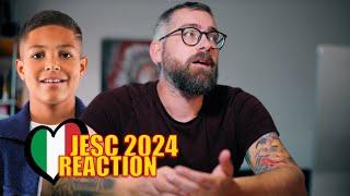 Reaction to Simone Grande - Pigiama Party | JESC 2024 Italy