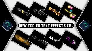 Text Animation Presets For Alight Motion | Alight Motion Text Effect XML File | text effect preset