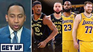 GET UP | "LeBron winning his 5th ring" -Stephen A. picks Lakers blow away Warriors in West Champions